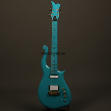 Usado, Guitarra elétrica Prince cor verde corpo sólido bordo traste ferragem dourada comprar usado  Enviando para Brazil