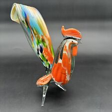 Art glass rooster for sale  Shipping to Ireland
