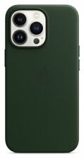 Custodia originale Apple iPhone 13 Pro pelle MM1G3ZM/A custodia astuccio MagSafe verde nero usato  Spedire a Italy