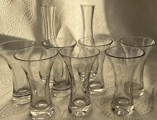 Used, Flared Glass Vases Flared Modern Clean Lines Wedding Party Centerpieces Lot Of 9 for sale  Shipping to South Africa