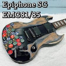 Equipado com Epiphone Sg Emg81/85 Zakk Wylde Crown Preto, usado comprar usado  Enviando para Brazil