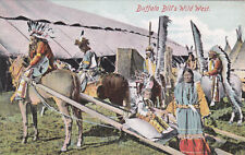 Indiani cartolina buffalo usato  Roma