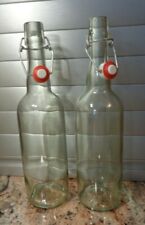Glasflaschen liter bügelversc gebraucht kaufen  Weißensee