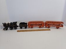 Juego de tren locomotora Santa Fe de hierro fundido de colección de 4 piezas juguete segunda mano  Embacar hacia Argentina