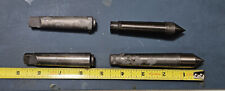 4 X metal lathe center(s) 3.5" 3.75" & 4.5" Two for center drilling & Two dead for sale  Shipping to South Africa