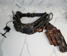 Used, Buckingham Leather Pole Climbing Lineman Safety Tool Belt Size 24 Model 2000 for sale  Shipping to South Africa