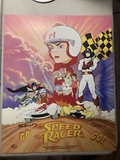 Póster Go Speed Racer Go II enmarcado animación firmada Peter Fernández Corrine Orr segunda mano  Embacar hacia Argentina
