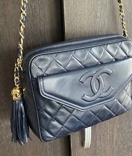 Chanel camera navy for sale  SOUTHAMPTON