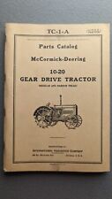 Mccormick deering parts for sale  Plymouth