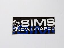 Sims Snowboard Sticker Vintage usato  Spedire a Italy