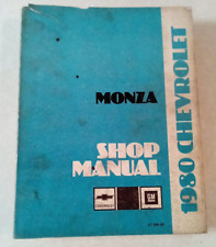 Vintage 1980 Chevrolet Chevy MONZA GM Shop Dealer Manual de Serviço Livro comprar usado  Enviando para Brazil