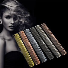 Used, Barbers Aluminum Metal Cutting Comb Hair Hairdressing Salon Professional Combs for sale  Shipping to South Africa