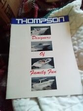 Thompson boat catalog for sale  Rome