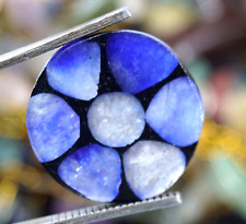 Piedra preciosa suelta trapiche azul tierra natural de 18,45 quilates con certificación GIE segunda mano  Embacar hacia Argentina