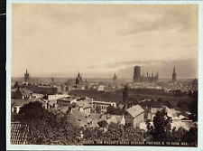 Pologne, Gdańsk (Danzig), Panorama, Vintage print, ca.1880 Tirage vintage tira, usado comprar usado  Enviando para Brazil