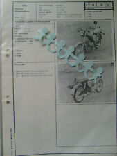 Motocykl Simson S 51 B 1-4 Mokick 1980 NRD list samochodowy KTA Szablon do rejestracji na sprzedaż  Wysyłka do Poland