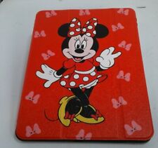 Disney IPad Case - Black Leather with Mickey imprints - holds 9.56" x 7.45" ipad, used for sale  Shipping to South Africa