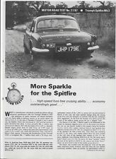 triumph spitfire mk2 for sale  NEWMARKET