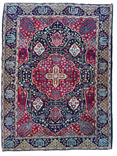 rare antique tapis persan Kāshan Persian rug teppich abrash Orient 195 x 143 cm, usado comprar usado  Enviando para Brazil