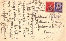1946 cartolina augur. usato  Palermo