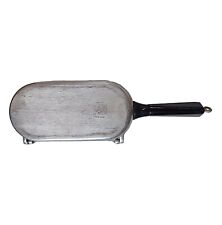 Vintage Miracle Maid Cookware G2 Hinged Folding Cast Aluminum Omelet Fish Pan, used for sale  Shipping to Canada