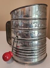 vintage bromwell flour sifter for sale  Willow Spring