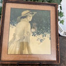 Antique Coca Cola Elaine Framed for sale  Shipping to South Africa