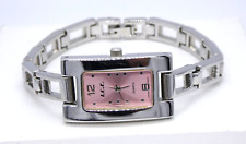 Relógio de quartzo feminino mostrador rosa pulseira de aço inoxidável I.C.E.  Pulso 7 polegadas, usado comprar usado  Enviando para Brazil
