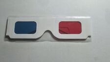 NEW 1 pair  Red/ Blue Cyan Anaglyph 3D card glasses DVD GAMING. for sale  Shipping to South Africa