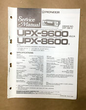 Pioneer UPX-9600 UPX-8600 manual de serviço estéreo para carro *original* comprar usado  Enviando para Brazil