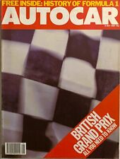 Autocar magazine jul for sale  WATERLOOVILLE