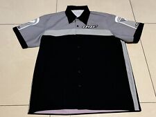 DYE  Paintball Button Shirt  Black Gray Y2K Size XL, used for sale  Shipping to South Africa