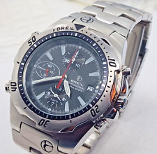 Montre Breil Chrono Alarme Mouvement Citizen 3510 3S10 Révisé Parfait 42m comprar usado  Enviando para Brazil