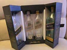 Johnnie Walker Collection Boxed 4 Empty Bottles Black Gold Platinum Blue Label. for sale  Shipping to South Africa