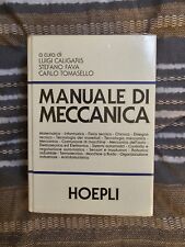 Manuale meccanica hoepli usato  Borgaro Torinese