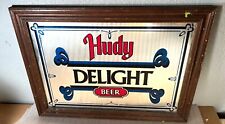 1980s Hudepohl - Schoenling Hudy Delight Mirror Beer Sign Cincinnati, Ohio 15x20 for sale  Shipping to South Africa