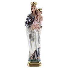 Statua in gesso madreperlato Madonna del Carmelo 40 cm comprar usado  Enviando para Brazil