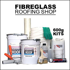 Fibreglass Roofing Kit 600g (Foot Traffic) 5 -100 square metre Kits (no tools)   for sale  Shipping to South Africa