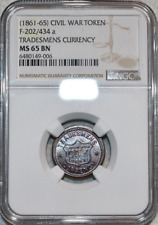 1861 tradesmens currency for sale  Waianae