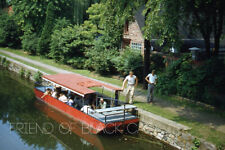 Kodak Slide 1950s Red Border Kodachrome River Barge Boat Pontoon for sale  Shipping to South Africa