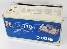 Brother fax t104 for sale  MAIDSTONE