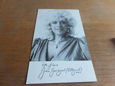 Julie goodyear signed for sale  TAUNTON
