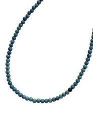 Beaded Necklace Round Beads Blue Jewelry Choker Adjustable Summer for sale  Shipping to South Africa