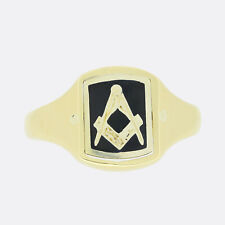 Gold masonic ring for sale  LONDON