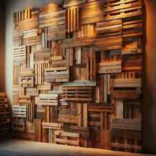 20 x Rustic Weathered Reclaimed Pallet Boards Wood Planks Timber Wall Cladding for sale  Shipping to South Africa