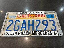 Californian licence plate for sale  DONCASTER