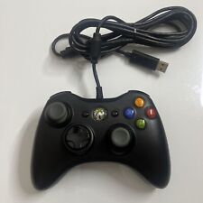 Usado, Genuíno Oficial Microsoft Xbox 360 Controle Com Fio USB Preto para PC XBOX 360 comprar usado  Enviando para Brazil