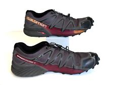 Usado, Tênis de corrida Salomon SpeedCross 4 trilha contragrip marrom masculino tamanho 11 comprar usado  Enviando para Brazil