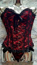 Red black lace for sale  HALSTEAD