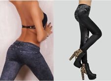 Leggings effetto jeans usato  Battipaglia